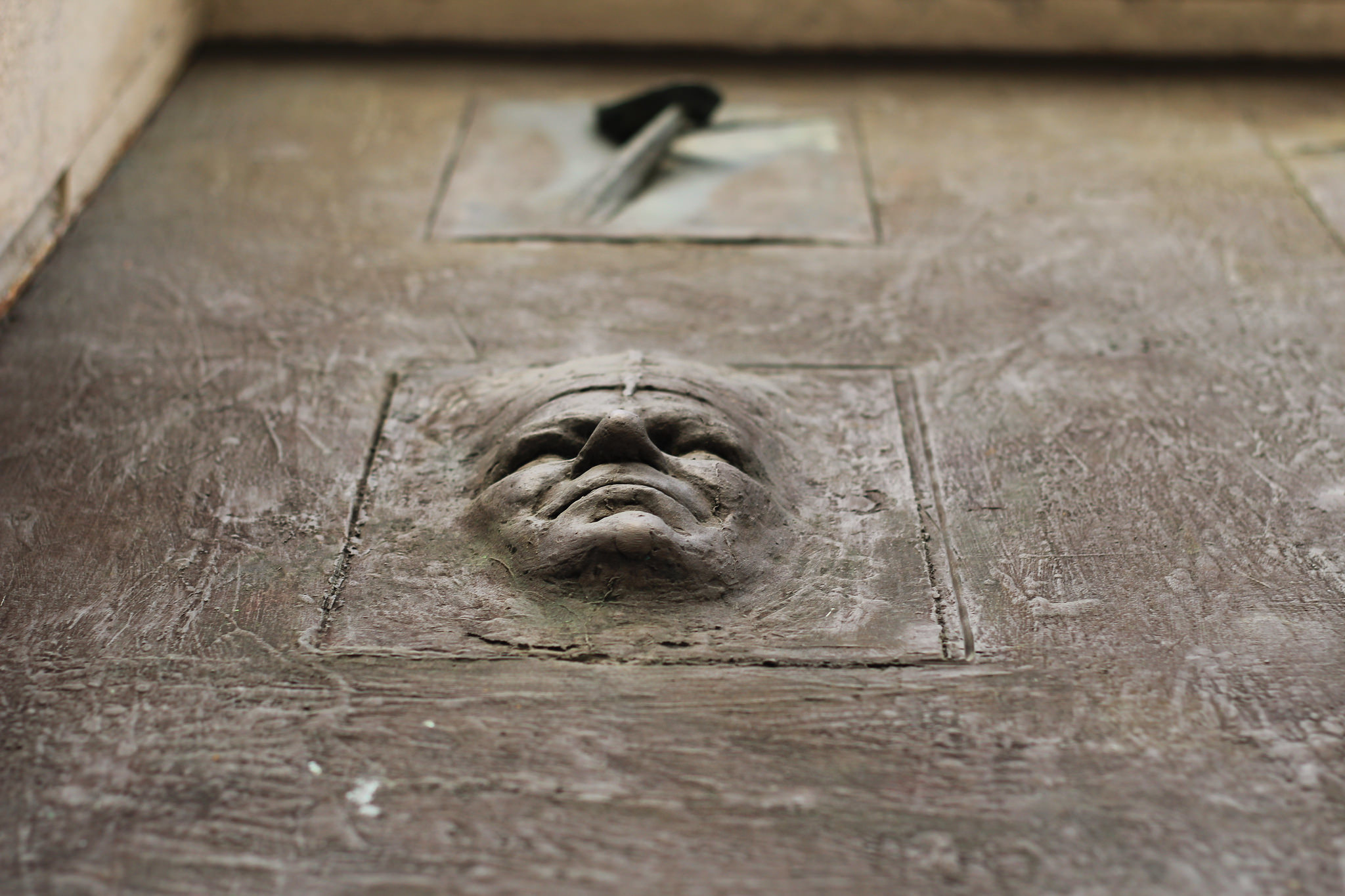 facade of the cathedral of casertavecchia, particularly