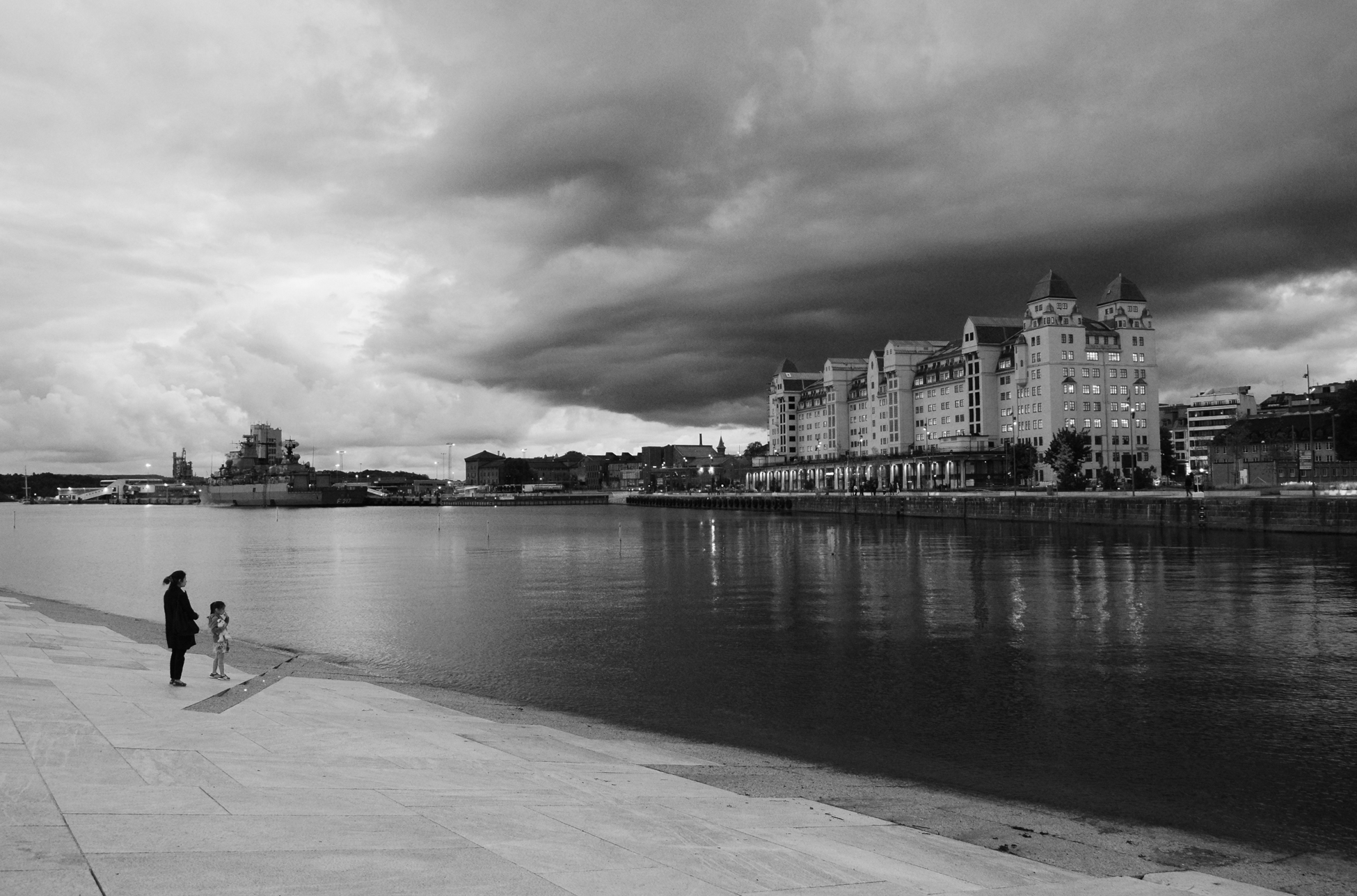 Waiting for the storm