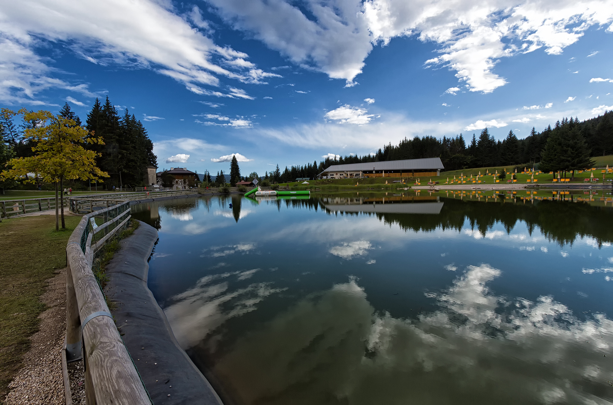 Reflections on the lake