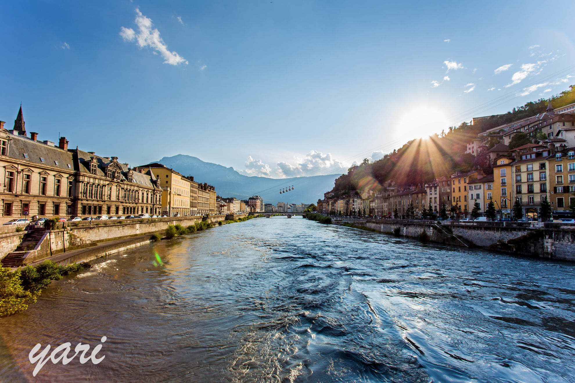 Grenoble in the sun