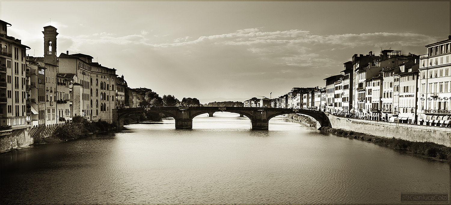 panorama dal Ponte Vecchio