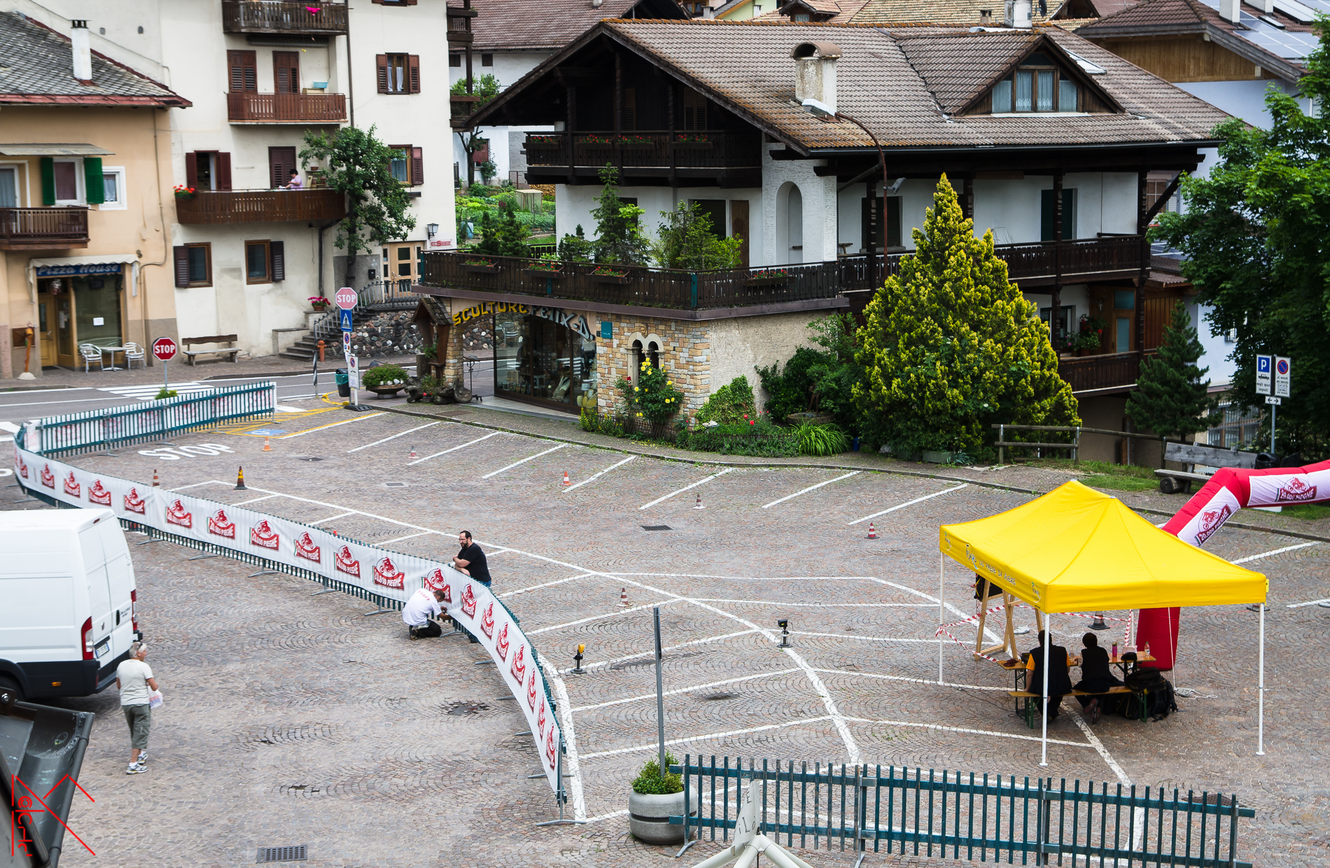 Il circuito pronto per la prova