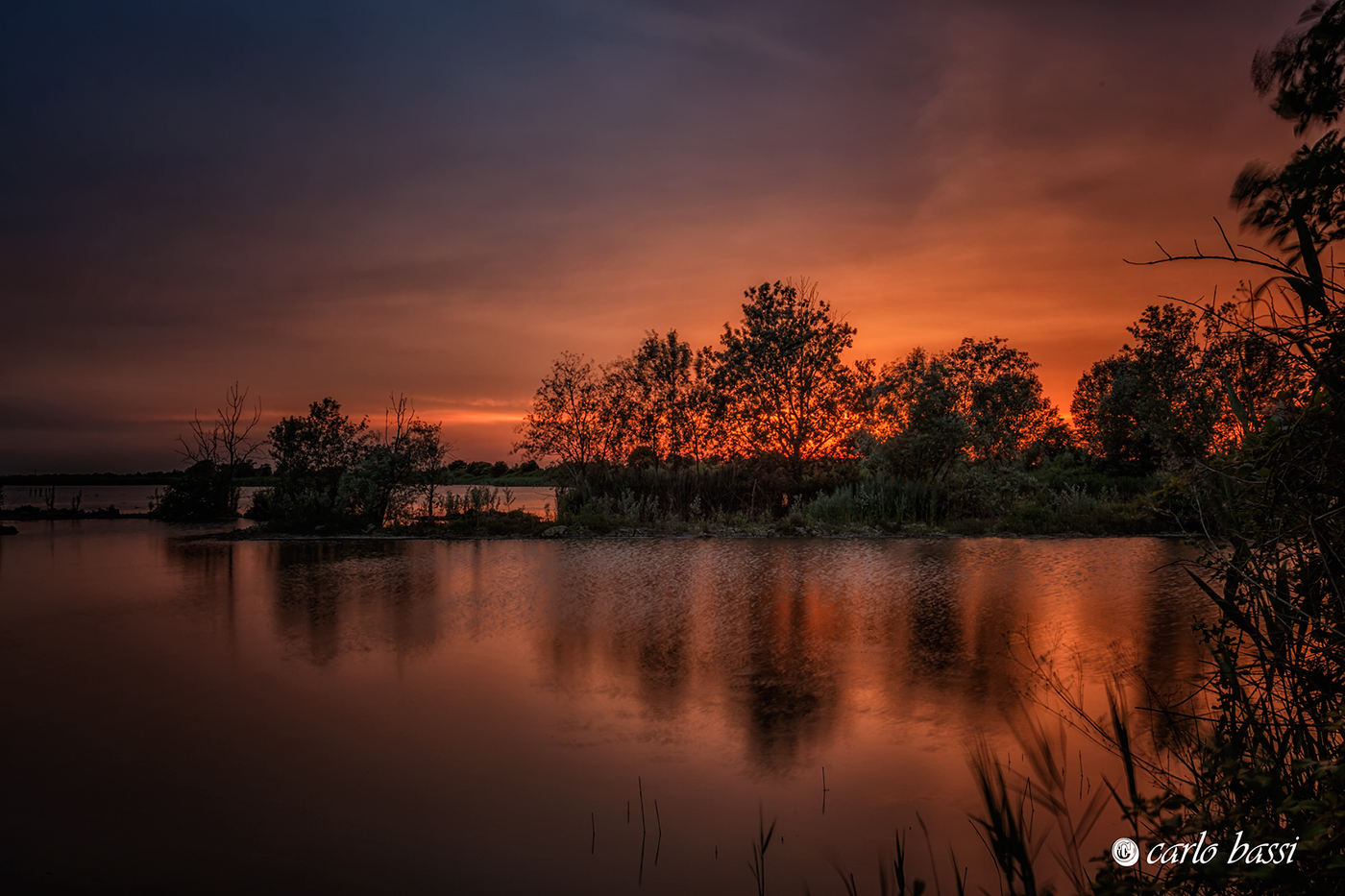 sunset at the valley of the reeds